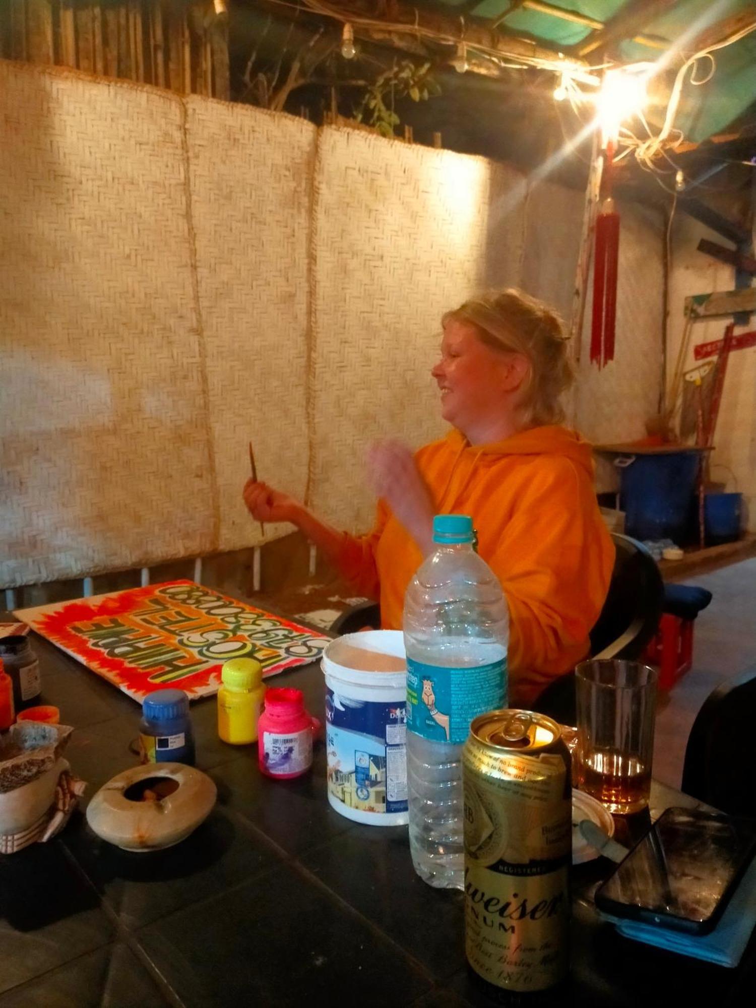 Hippie Hostel Or Goamazing Hostel 安君纳 外观 照片